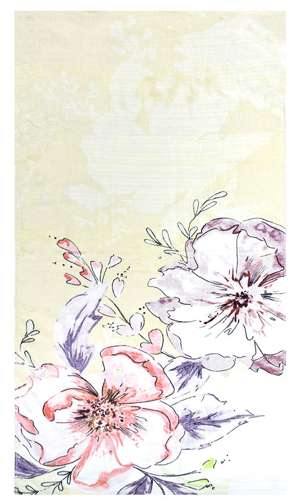 Printed Sand Resistant, Soft Touch Towel Design 007 - 075x150cms - 440GMS