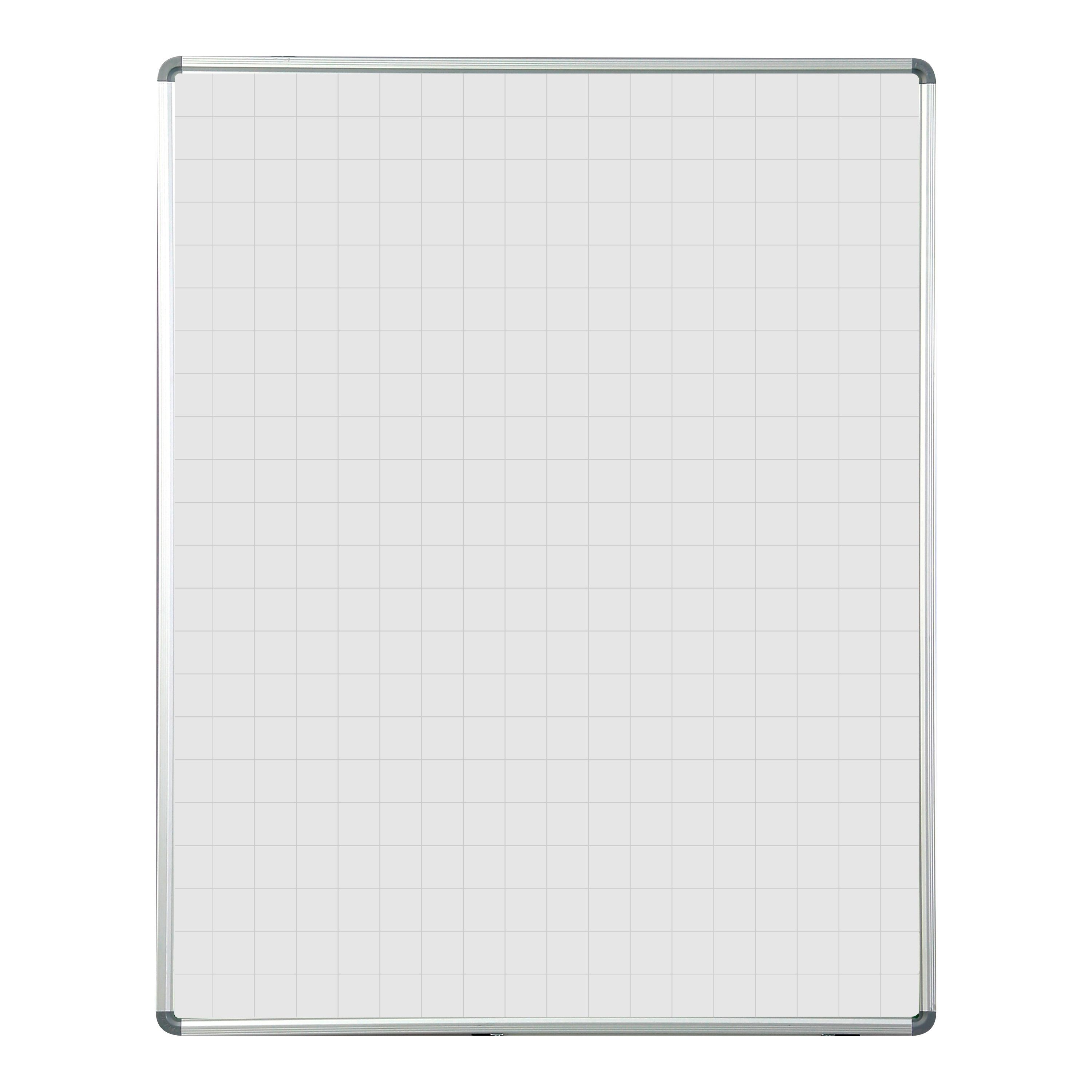 Educational Board Magnetic Whiteboard (1220*920 - Grey Squares - Side Panel - Option A)