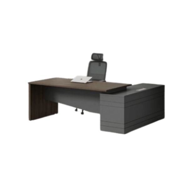 Assembled Executive Elegance L-Shaped Desk 1.8M