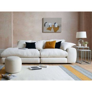 Dave 3 Seater Sofa -Beige -Linen
