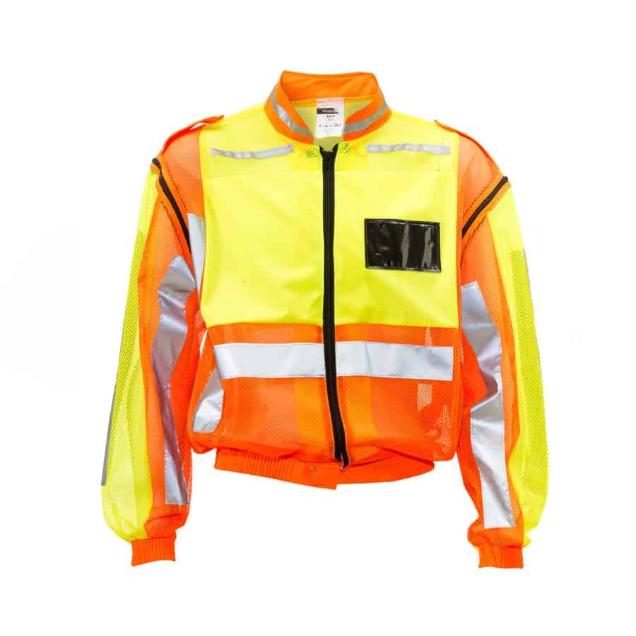 Tone Reflective Jacket with Detachable Sleeves
