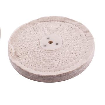 Tork Craft - White Buff/Mop Stitched 200mm x 2 Section - 2 Pack