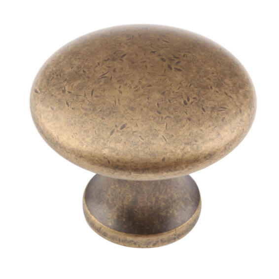 Cabinet knob antique brass matt anais 30mm inspire