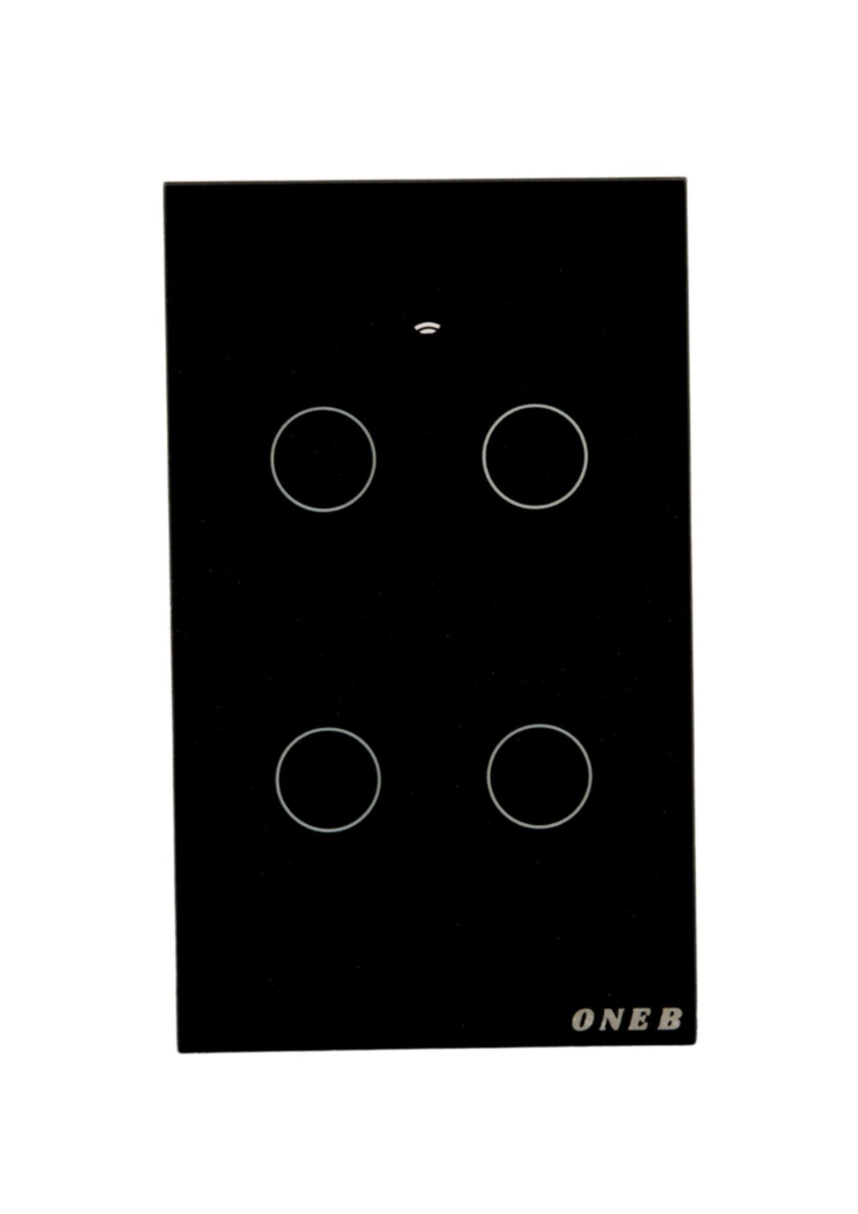 WIFI Smart Switch 4 Gang Black