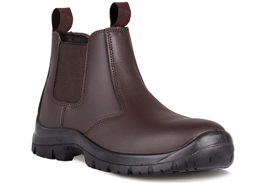 DOT Chelsea Safety Boot Brown ( UK Size 11 )