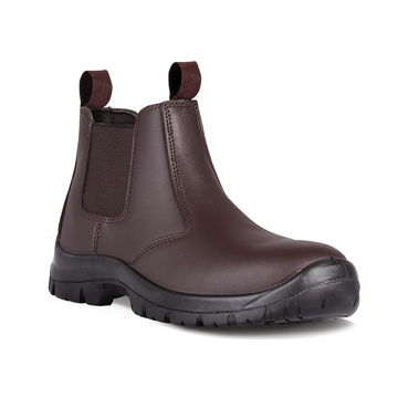 DOT Chelsea Safety Boot Brown ( UK Size 11 )