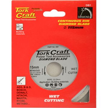 Diamond Blade Continuous Rim 115mm - 4 Pack