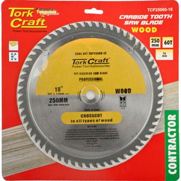 Blade Contractor 250 X 60T 16Mm Circular Saw Tct