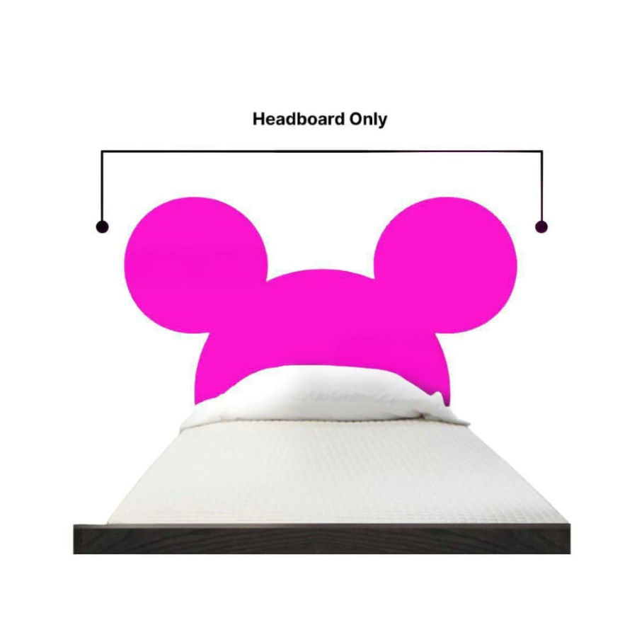Pink Mickey mouse shape double