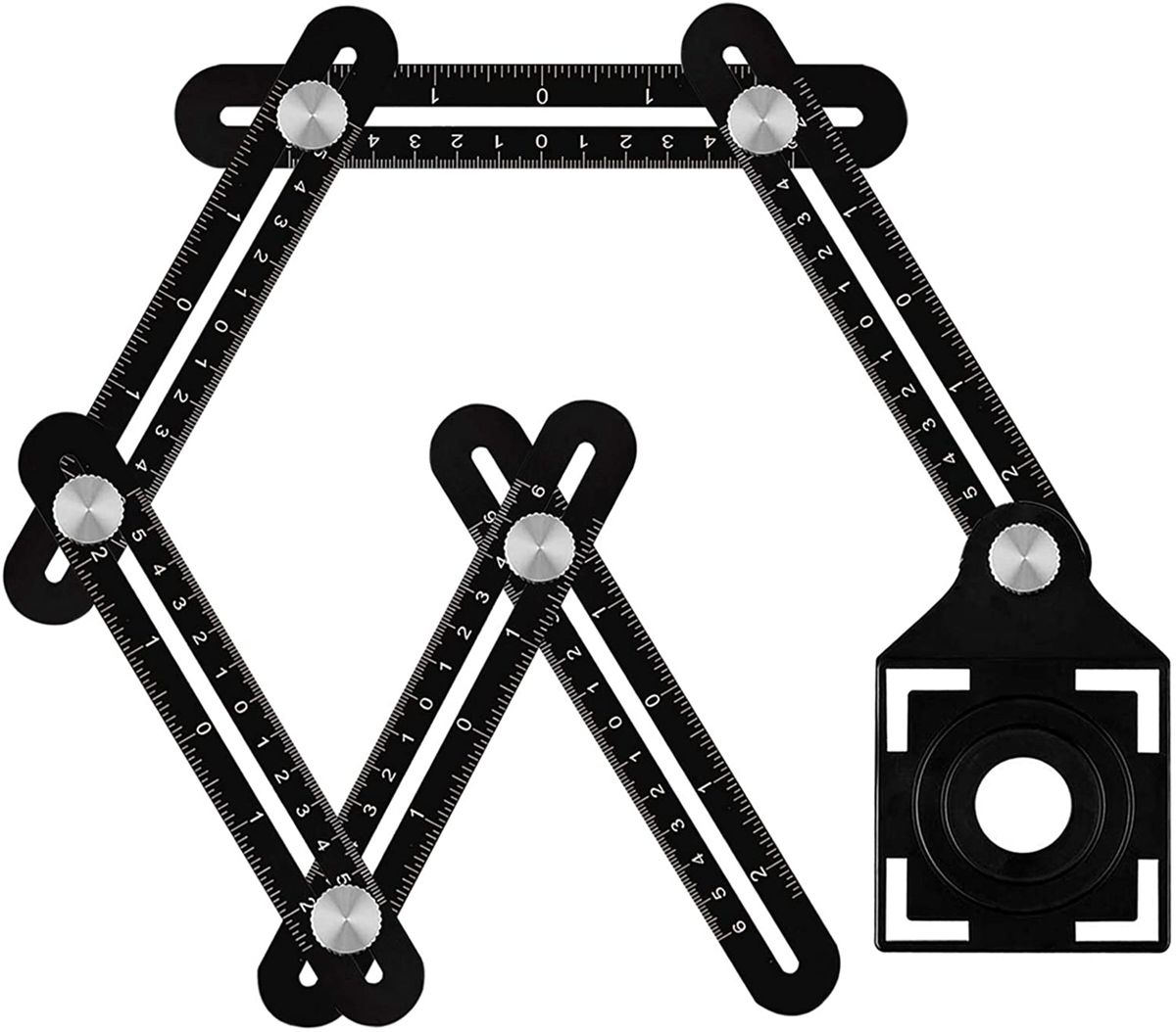 Multi Angle Measuring Ruler and Drill Guide