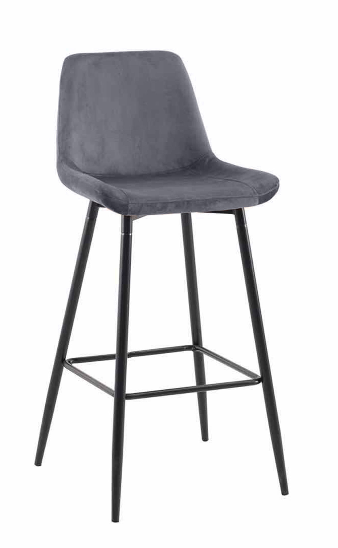 Manhattan Fabric Bar Stool Grey KT-962