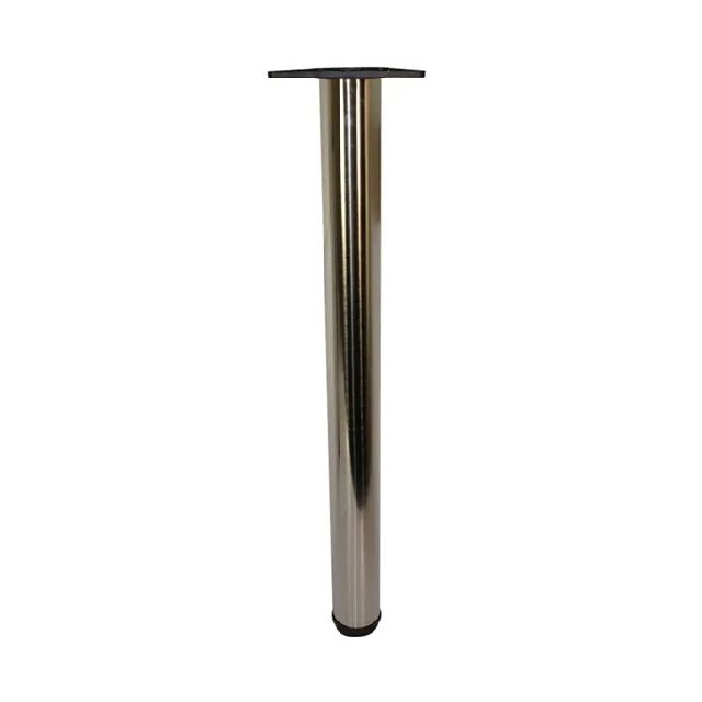 Kitchen Leg, H870mm x 76mm, Brushed Satin Nickel (4 Pack) BY WOODLY