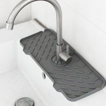Silicone Faucet Drain Pad - Grey - Fine Living