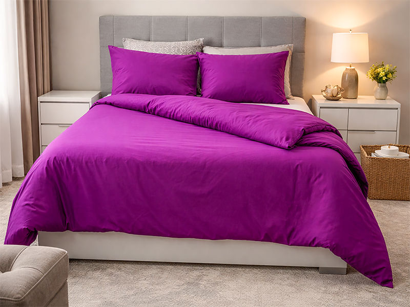 Everyday Collection Duvet Cover Set - Plain - 90GSM- (1Set) Charisma - Single