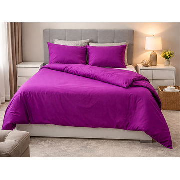 Everyday Collection Duvet Cover Set - Plain - 90GSM- (1Set) Charisma - Single