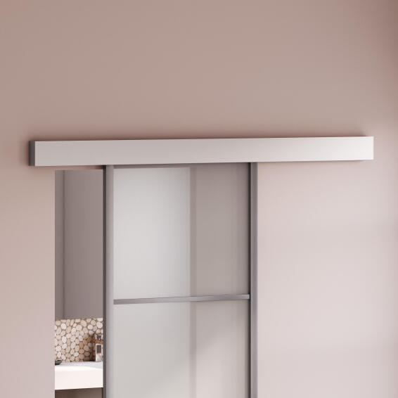 Sliding Mechanism Yumbo ARTENS for Wooden Door up to 60kg and 930mm width with Aluminium Rail Cover