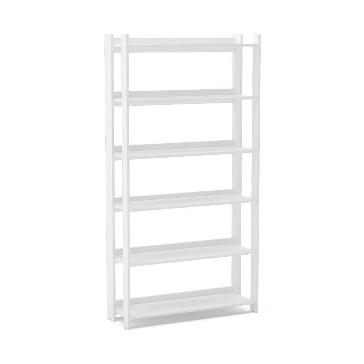 Platina White High Bookcase