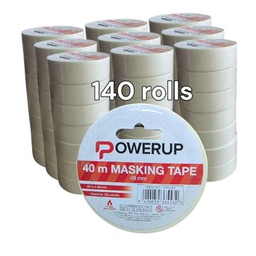 MASKING TAPE 48MMX40M 125MICRON 140PC