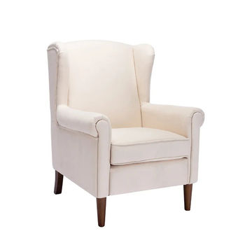 Norah Wing Back Accent Chair - Cream