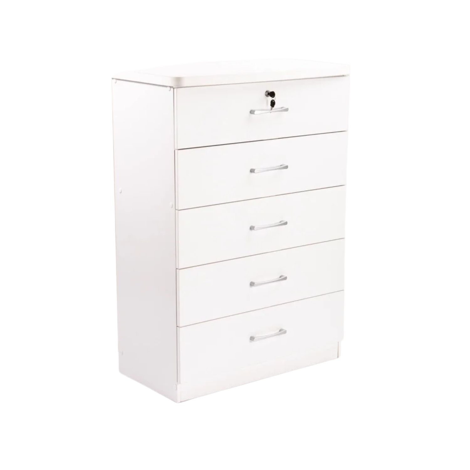 5 Drawer Storage Chest for Home - White