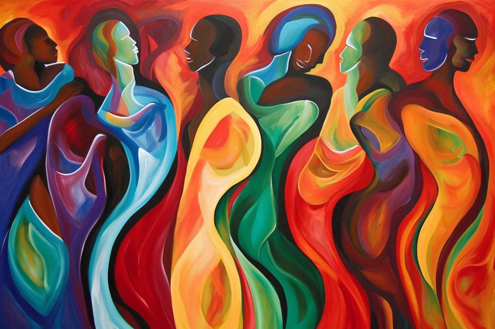 Canvas Wall Art - Expressions Ubuntu By Abstract Serenades - A1625 - [120 x 80 cm]