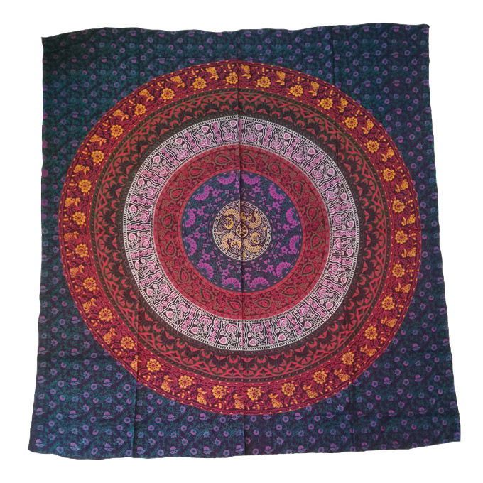 Multi-Colour Mandala Tapestry