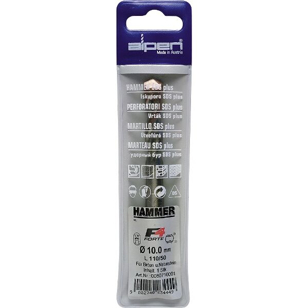 Sds Plus Drill Hammer F4 Bit 160 X 100  9.5Mm