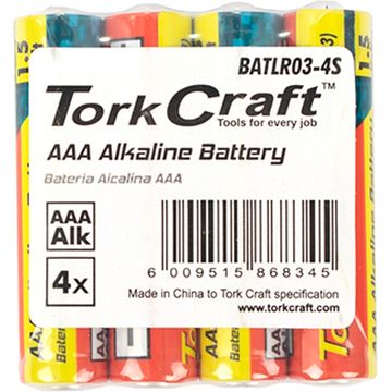 Battery Aaa 1.5V X4 Pack Lr03 4S Shrink Wrap Alkaline (Moq 30)