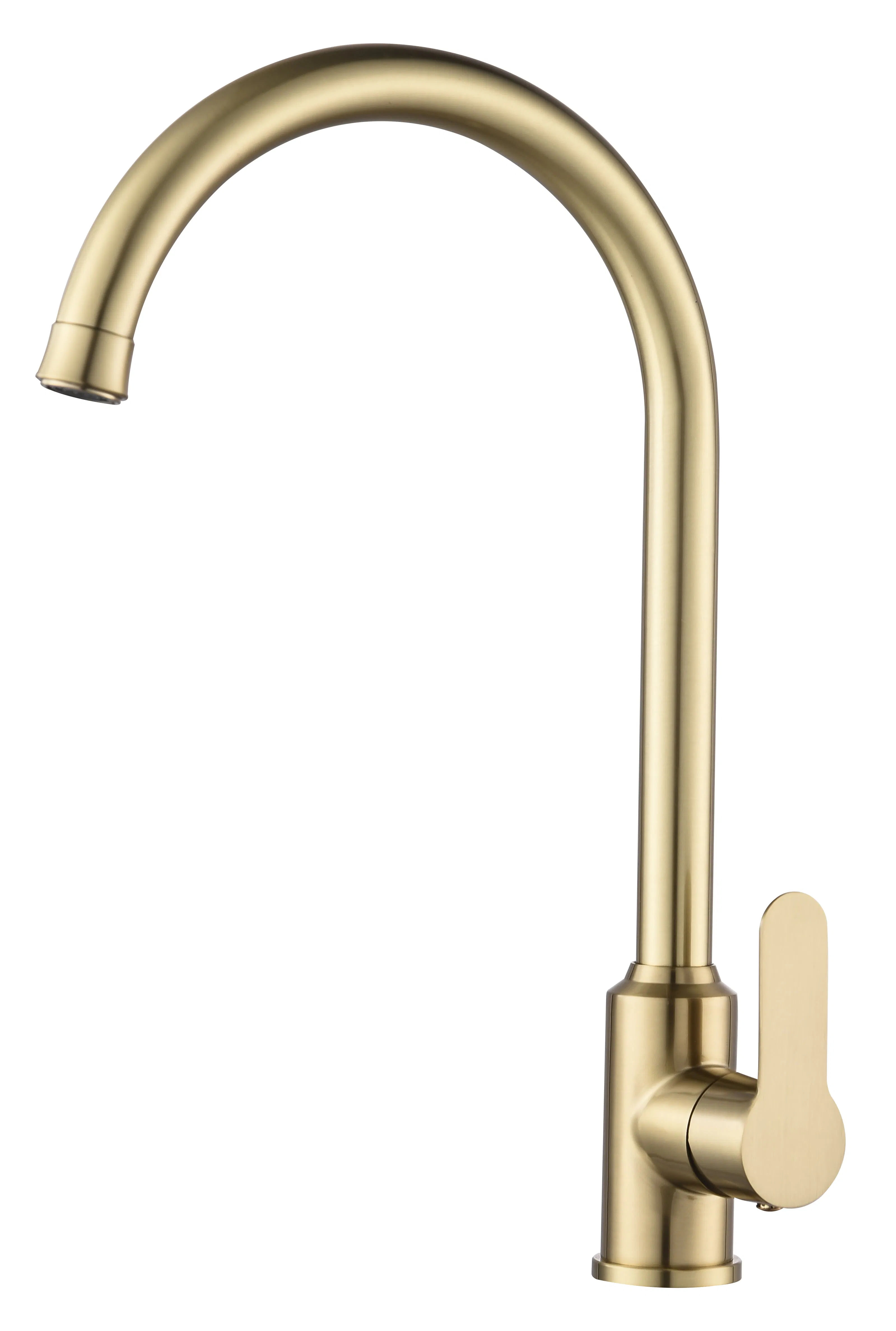 Stainless Steel Swivel Spout Sink Faucet - (GOLD)