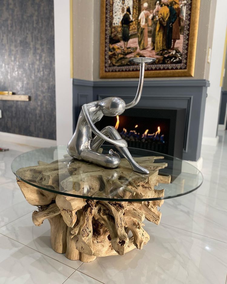 Shani Plush Root Coffee Table