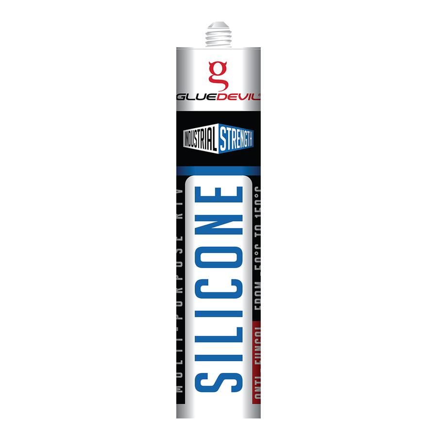Gluedevil Silicone Multi-Purpose Black 260Ml - 3 Pack