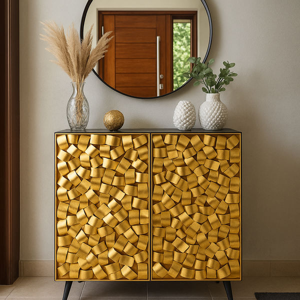 KC FURN – 90cm Genesis Metal Doors Sideboard