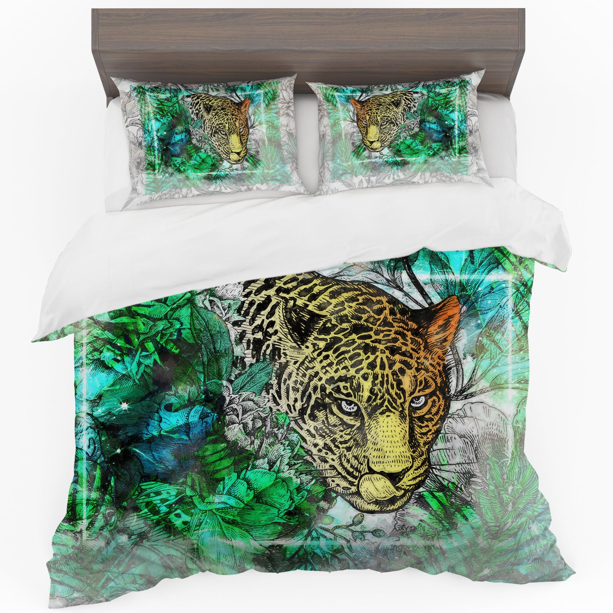 Jungle Jaguar Duvet Cover Set Double | LEROY MERLIN South Africa