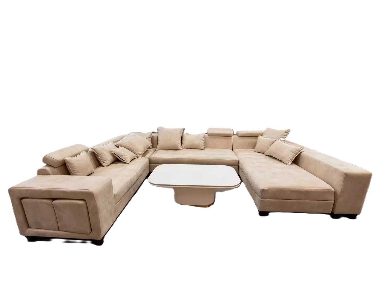 LBM FURN U-Shaped Couch- Cream