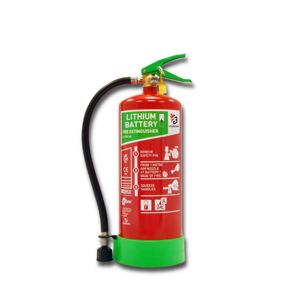 FIREBLOCK LITHIUM Battery Fire Extinguisher – 9 Litres