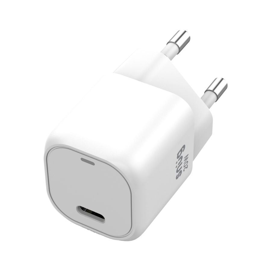 Snug 1 Port 20W Mini PD Wall Charger-White