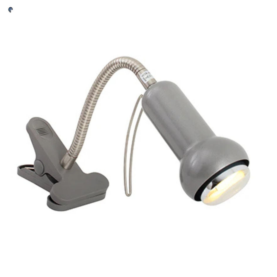 Fabio Desk Clamp 70mm Silver