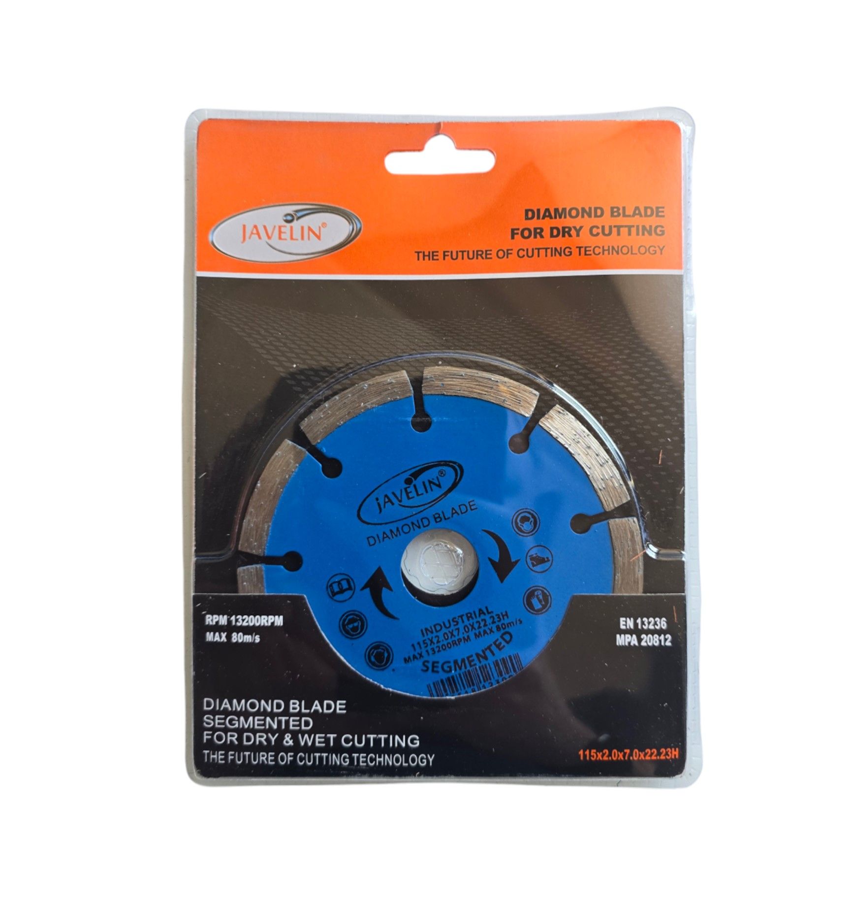 Javelin Segmented Diamond Cutting Blade 115mm