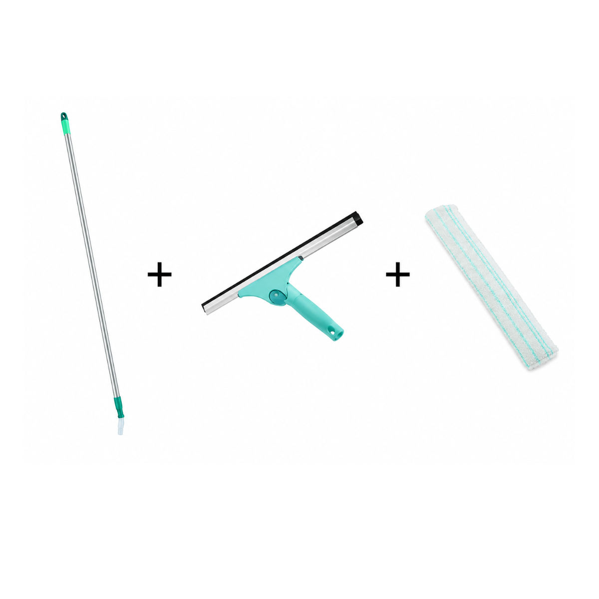 Leifheit Click System 2in1 Window Squeegee with Handle Replacement Cover