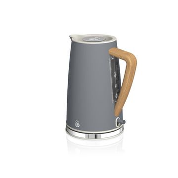 Swan Nordic 1,7 Litre S/S Cordless Kettle with Rubber Finish-SNK9G