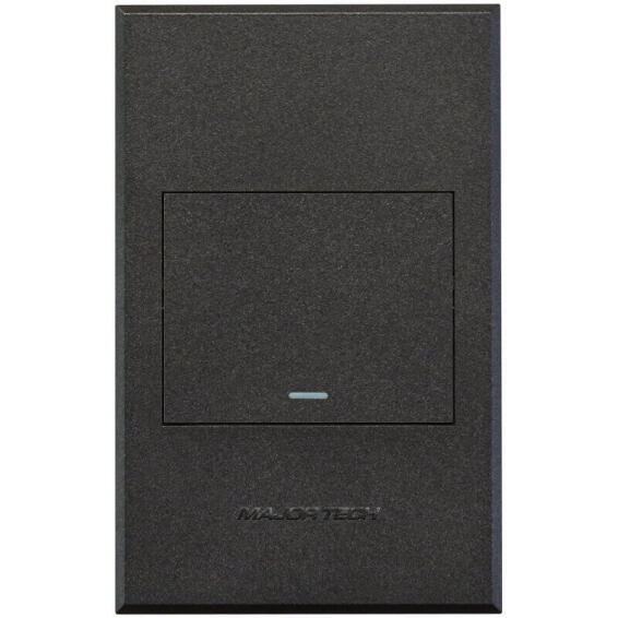 COVER PLATE 1L SWITCH VETI3 2X4 GR/GR