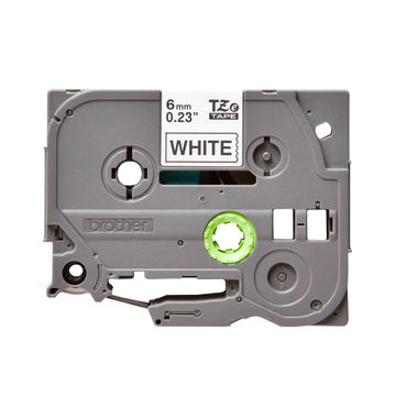 Brother TZE-211 Compatible Label Tape (Black On White) 6mm*8m