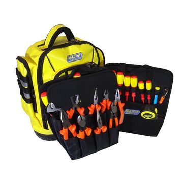 PVC Tool Backpack Electrical Kit (TBP7-9) - Major Tech