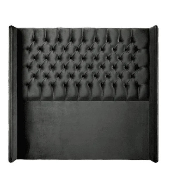 Wing diamond buttoned Double Size Headboard