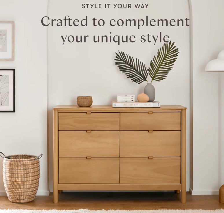 GreenLine Interiors Faiq Chest of Drawer Natural