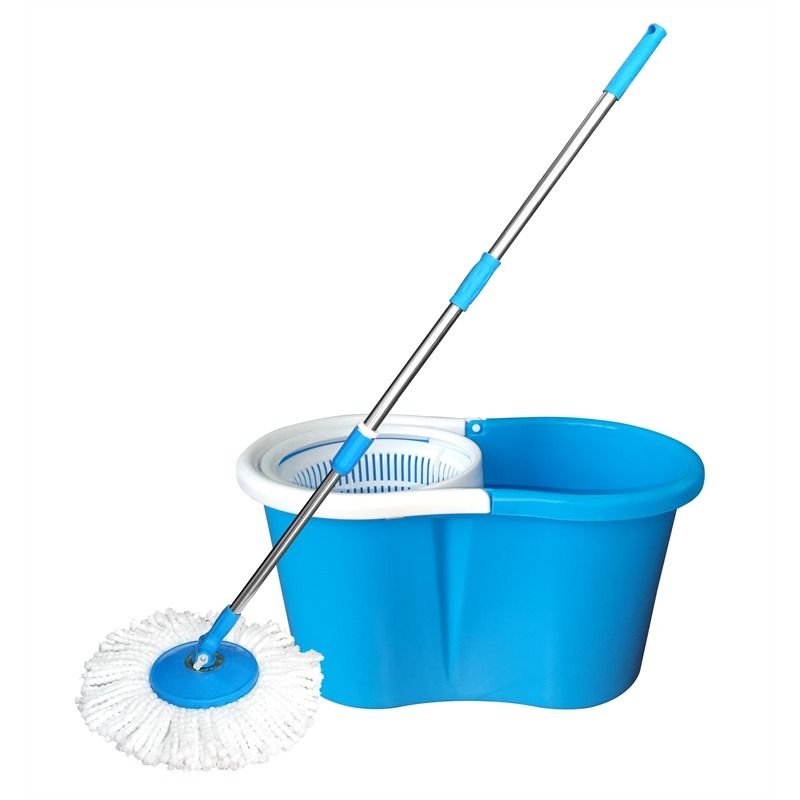 360 Rotating Mop with Bucket - Blue
