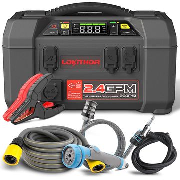 LOKITHOR 5 in 1 Jump Starter, Air Compressor and Pressure Washer