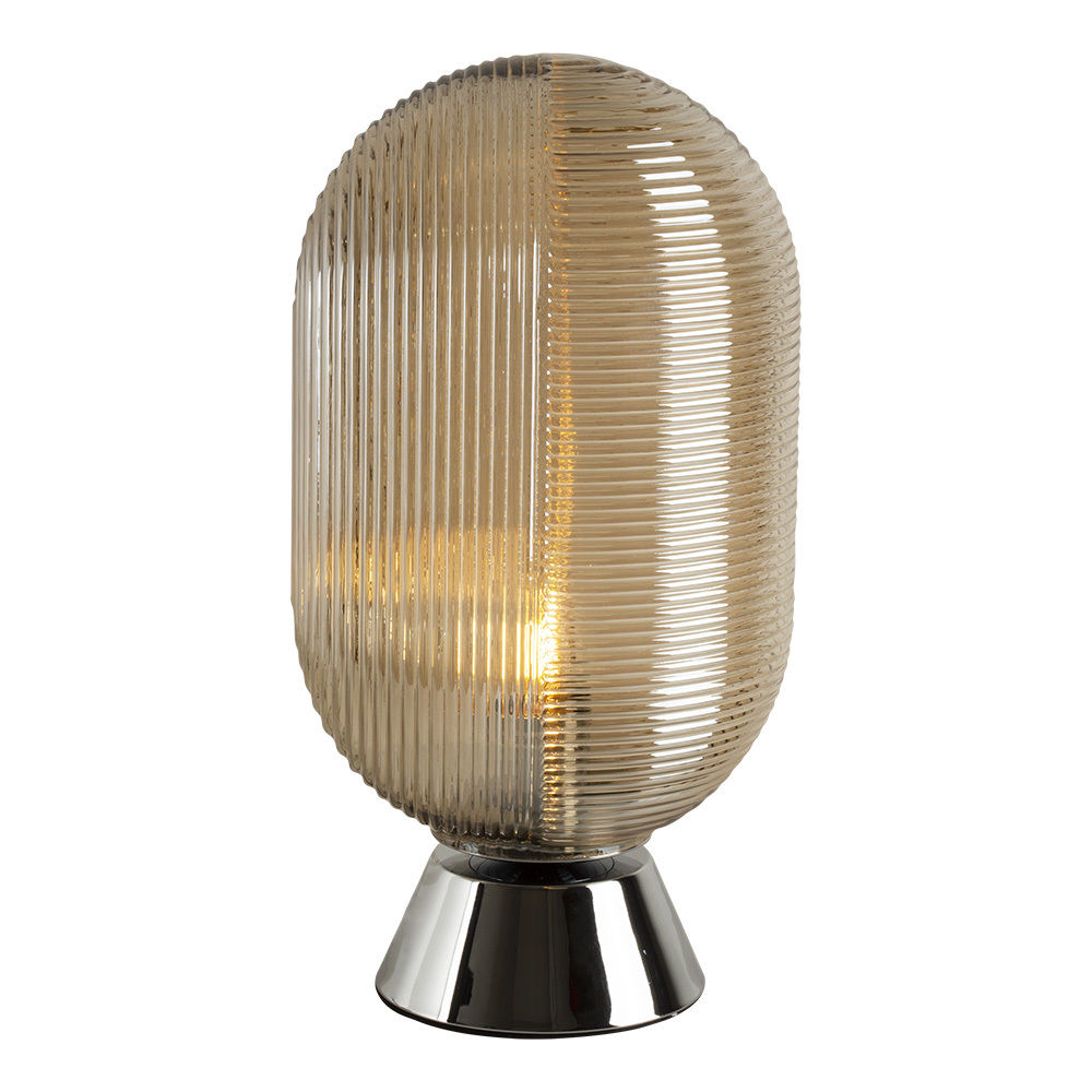 Eurolux - Glass - Table Lamp - 225mm - Cognac