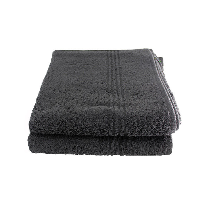 Glodina Black Label Luxury Marathon Snag Proof 550gsm -Bath Towel -Pack of 2 -Charcoal