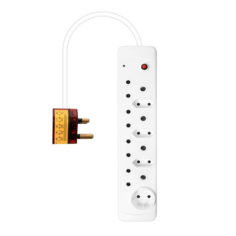 Ultra-Power 8 Way Multi Plug,16A plug High Surge